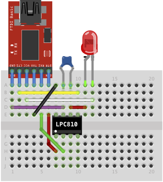 Minimal lpc810 bb