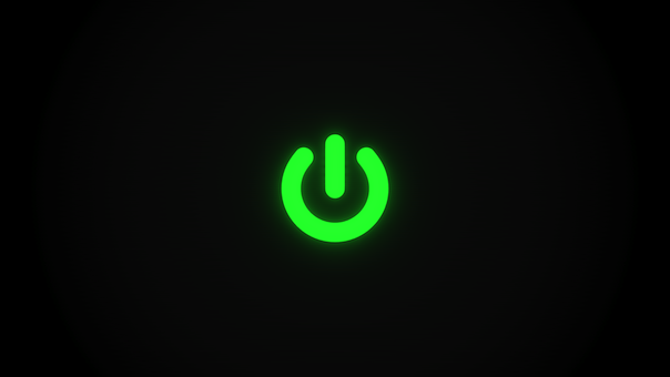 wallpaper power symbol green