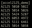 Memsic 2125 2-axis accelerometer