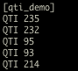 A QTI sensor measures reflection