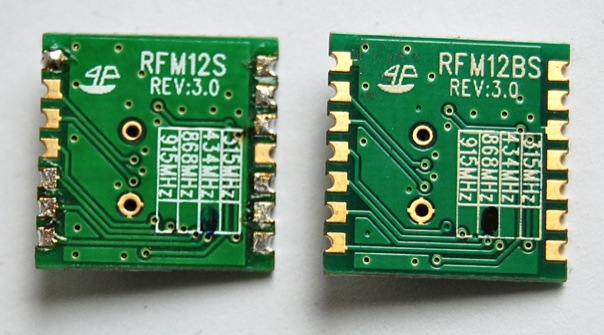 RFM12 vs RFM12B