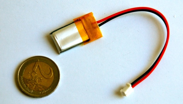 3.7 V @ 100 mAh Lithium